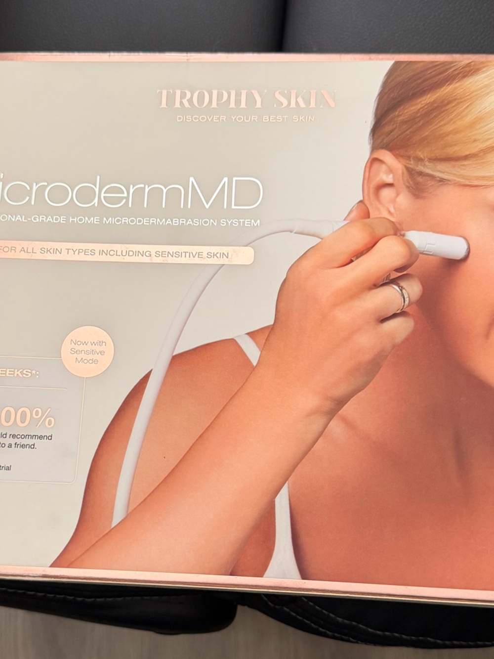 Trophy Skin microdermMD Home Microdermabrasion Device - White